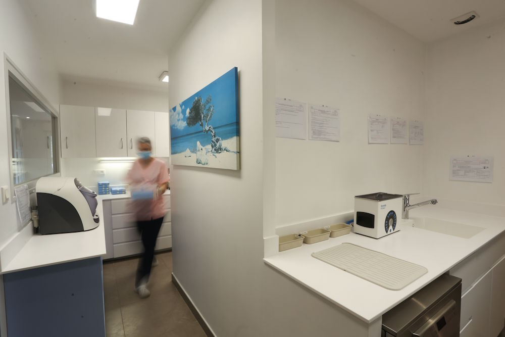 Salle de stérilisation